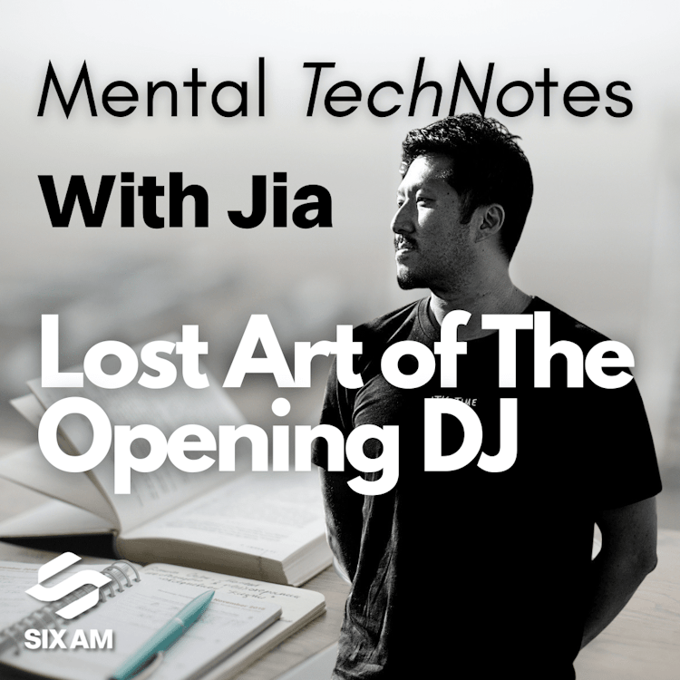 THE LOST ART OF THE OPENING DJ