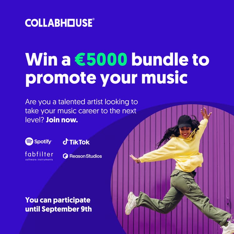 BOOST YOUR MUSIC CAREER: Win an Exclusive Promotional Campaign Worth €5000 with CollabHouse