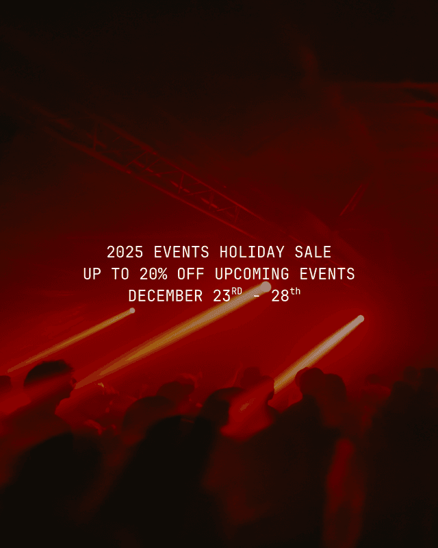 2025 Events Holiday Sale