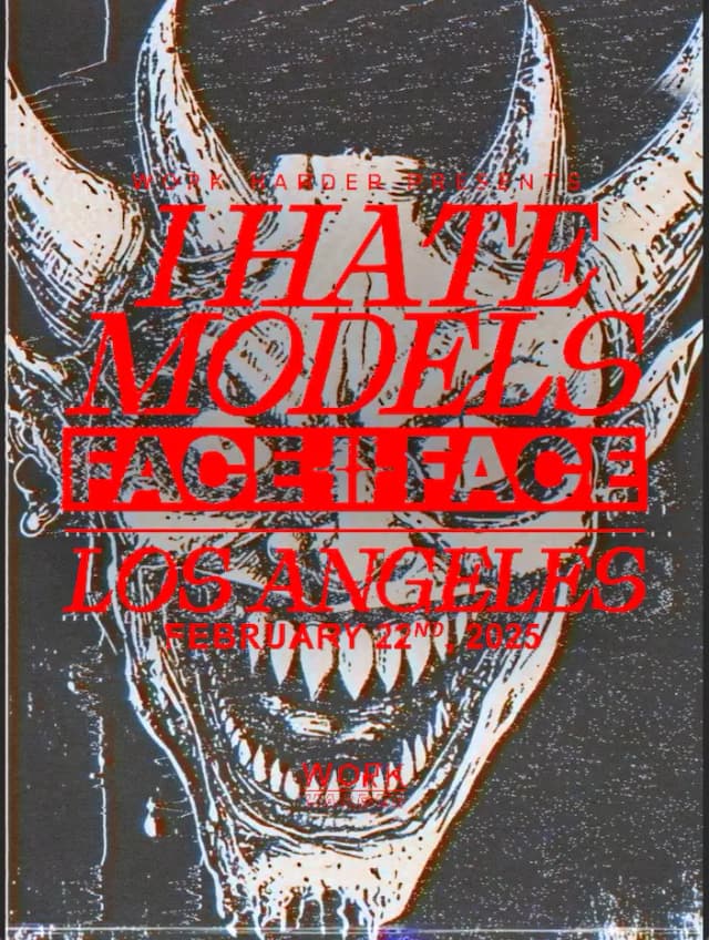 SATURDAY, FEB 22nd - WORK Harder presents I Hate Models FACE II FACE A/V (6 Hour Set)