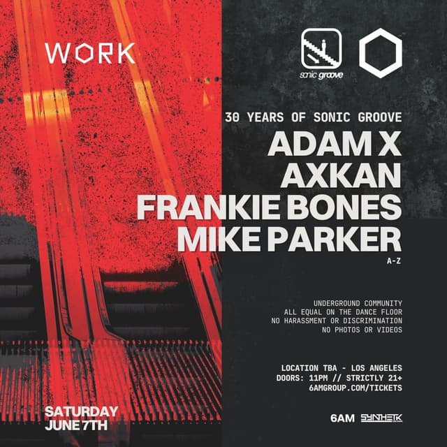 RE/FORM x WORK June 6th + 7th Weekender