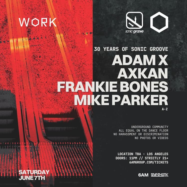 RE/FORM x WORK June 6th + 7th Weekender