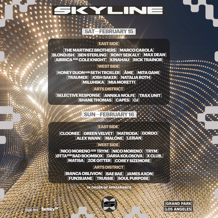 Win SKYLINE FESTIVAL 2025 TICKETS