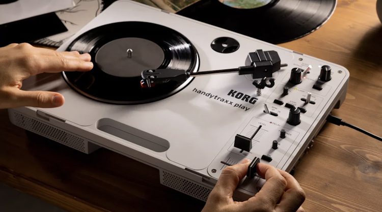 Korg Announces Portable Turntable With Built-in Looper And FX