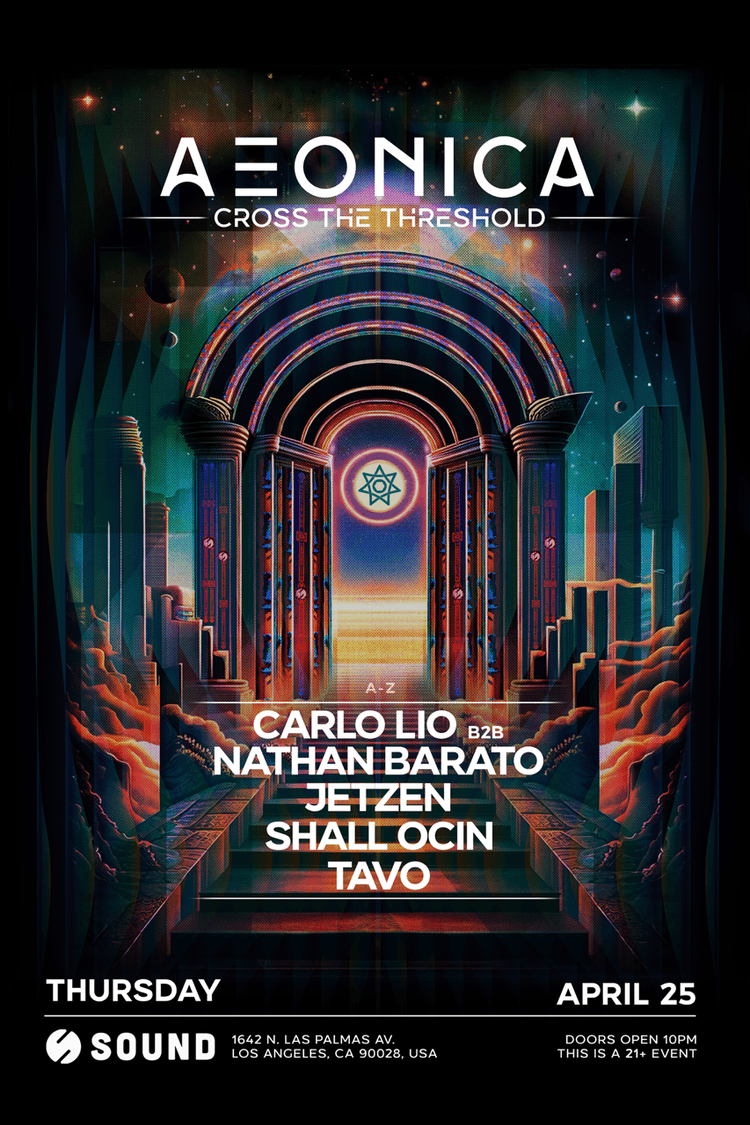 Aeonica Presents 'Cross the Threshold' at Sound Nightclub